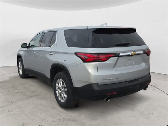 Used 2022 Chevrolet Traverse LS 4D Sport Utility – 1GNEVFKW9NJ161175 full