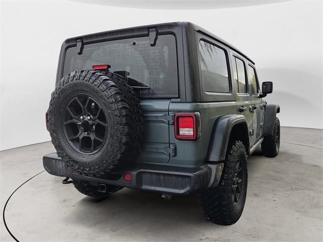 Used 2024 Jeep Wrangler Willys 4D Sport Utility – 1C4PJXDG4RW267518 full
